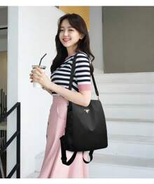 Secure & Stylish Anti-Theft Women's Travel Backpack – Versatile Rucksack For Travellers - Black - View 5