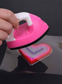 Mini Plancha para ropa de Mano, Prendas de Vestir, Plancha electrónica portátil Antiadherente para Manualidades y Manualidades con Enchufe