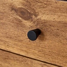 Double-Drawer Bedside Table. The Board Surface Is MDF Sticker, And Both Sides Are Transparent Tempered Glass. The Design Is Simple And Elegant, With Excellent Storage Functions.