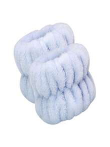 3PCS/2PCS/1PC Cute Bow Wash Hair Band Absorbent Wrist Band Apply Mask Special Hair Band Plush Wash Cuff Moisture-Proof Sleeve Sports Absorbent Waterproof Wipe Sweat Wristband Home Bathroom Decor Fall Decor Back To School - Shape - View 20