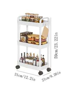 Giá để đồ đứng trên sàn phòng tắm để đựng đồ vệ sinh cá nhân, mỹ phẩm & đồ dùng giặt giũ, tủ đựng đồ có khe hẹp, đồ trang trí phòng tắm, đồ dùng phòng tắm mùa hè - Nhiều màu - Xem 12