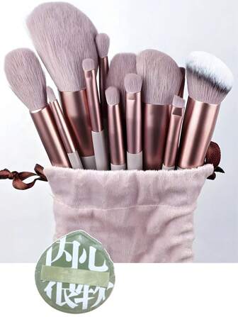 Juego de 15 piezas de brochas de maquillaje de cerdas suaves, herramientas profesionales portátiles para sombra de ojos, base y rubor, set de brochas, kit de brochas de maquillaje, set de brochas de maquillaje, kit de maquillaje completo, set de brochas de maquillaje, kit de maquillaje completo, kit de brochas, set de brochas de maquillaje, set de regalo de maquillaje