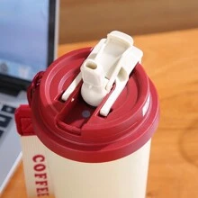 1 件 500ml/16.9oz 双饮咖啡杯，高品质不锈钢真空保温杯带吸管，男女皆宜，适合户外和车辆返校 - 彩色 - 查看 6