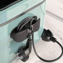 6/4pcs Solid Waterproof Plug Storage Rack - Multicolor - View 2