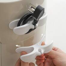 6/4pcs Solid Waterproof Plug Storage Rack - Multicolor - View 7