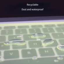 1 件装 12-14 英寸 31 x 13.1 厘米 / 12.2 x 5.16 英寸 笔记本电脑键盘硅胶保护套，防水防尘，可作收纳包、整理袋、储物袋使用，适合春夏使用，也可作为伴娘礼物、房间装饰、卧室装饰、海滩、旅行、男女通用、度假用品。 - 彩色 - 查看 11