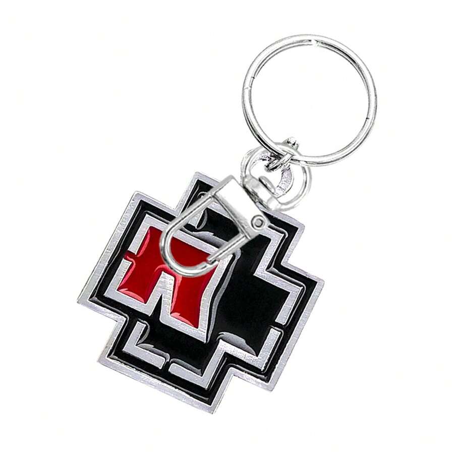 Rammstein metal esmaltado Colgante Bolso Mochila  Accesorio Regalo Rudo Metalizado - Multicolor - Ver 1