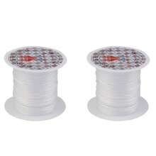 2pcs Elastic Beading Thread/Wire For Jewelry Making DIY Bracelets Necklaces, Crystal String, Approximately 10M Each