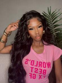 13x4 HD Transparent Body Wave Lace Front Wig Brazilian13x4 Lace Front Human Hair Wigs Pre Plucked For Women 200% Density