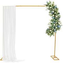[SENDERPICK]MINRS 2,4 x 2,4 m Metall Hochzeitsbogen, Traubogen, Halten bis zu 5kg, Kann DIY-Dekoration Traubogen Hochzeit für Hochzeiten, Jubiläen, Geburtstagsfeiern,Abschlussfeiern, Heiratsanträge Gold[Nice gift for your family&friend] - 1 - Übersicht 3