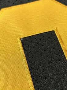 Customized Name And Number Boyfriend Style Men's Embroidered American Football Jersey Pittsburgh Black V-Neck Personalized Short Sleeved Shirt Party Game Training Competition Sports Top DIY S-XXL,Stylish,Fashion,Hipster,Casual,Minimal Chic,Personalized,Customized,Custom,Unique,Guy Costumes,Capsule Wardrobe,Men Basic/Street Style,Ideal Gifts For Him,Boyfriend,Family,Friends,For Birthdays,For Vacation/Holiday,For School/Competition,For Sports/Climbing - Black - View 4