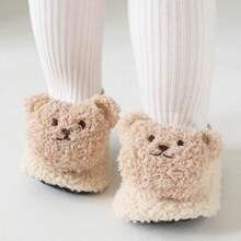 1 Par Calcetines Para Niños Gruesos De Suelo Con Suela Antideslizante Para Bebés Que Aprenden A Caminar, Lindos Y Suaves Para Uso Diario, Opción De Calcetines Para Bote De Verano