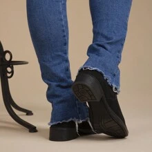 Women's Chelsea Boots, Suede, Comfort, Day To Day, Sizes 33 To 40 - 黑色 - 查看 2