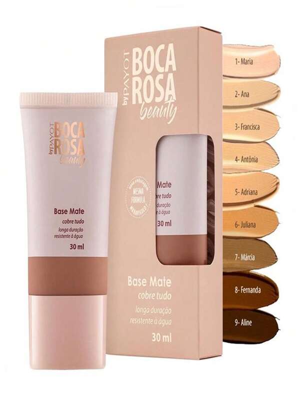 Base Mate Cobre Tudo 30ml Boca Rosa By Payot