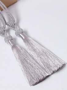 1件/2件/4件装现代简约流苏窗帘绑带,多种颜色和尺寸可选,适用于窗帘固定和装饰。 - 米色 - 查看 9