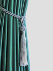 1件/2件/4件装现代简约流苏窗帘绑带,多种颜色和尺寸可选,适用于窗帘固定和装饰。 - 米色 - 查看 7