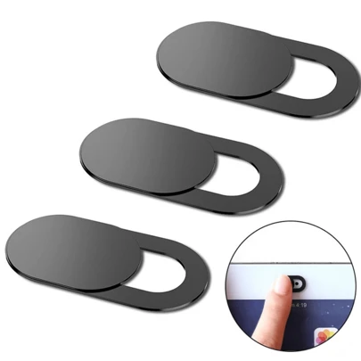 Kit 3 protetor de webcam câmera notebook celular tampa privacidade