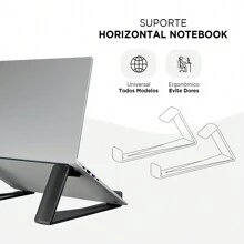 Horizontal Notebook Stand - Black - View 4