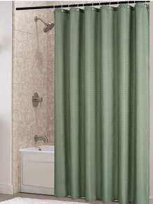 (Incluye ganchos) Cortina de ducha de baño de alta gama, impermeable, de material antihongo, para separar las áreas húmedas y secas, que evita salpicaduras y manchas, con características antihongo y de fácil colocación. Decoración de baño para el hogar, accesorios de baño de verano, de vuelta al colegio
