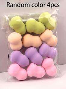 12/4pcs Multifunctional Mixed Shape Cosmetic Sponge, Multi-Color Cosmetic Sponge, Soft Reusable Cosmetic Sponge, Flawless Cosmetic Sponge, Cosmetic Tools, Beauty Mixer, Hydrophilic PU Cosmetic Egg, Suitable For Foundation Make-Up
