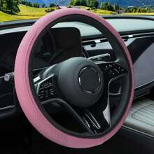 1 件装皮革压花舒适柔软汽车内饰配件套装 - 方向盘套/扶手垫/肩垫 - 均碼 - 查看 16
