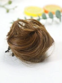 Messy Claw Clip Hair Buns, Softball Hair Extensions Party And Prom Artificial Hair Wigs Peruka z włosów dla wszystkich kobiet, aby dodać objętości do swojego klipu 1 sztuka Peruki syntetyczne na imprezy Halloween na festiwalach muzycznych