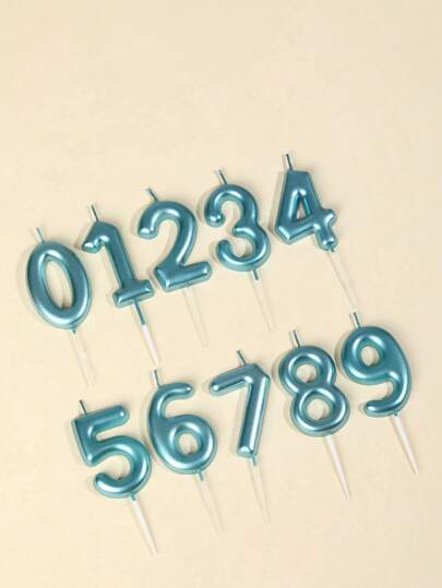 1 支大号 6 厘米数字生日蜡烛，圣诞节