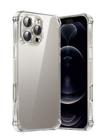 UGREEN Crystal Clear Airbag Series Phone Case Compatible With Iphone 16 Pro Max Pro 16 Plus Transparent Waterproof Shockproof Anti-Fall Scratch Resistant