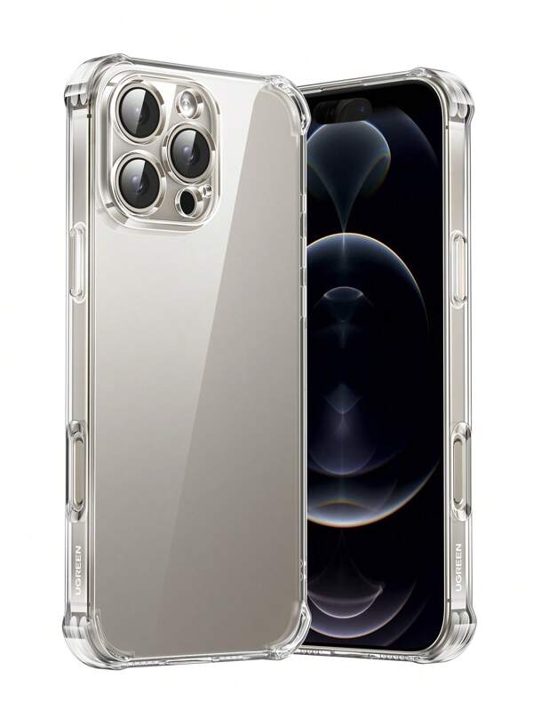 UGREEN Kristallklare Airbag Serie Handyhülle kompatibel mit iPhone 16 Pro Max, Pro 16 Plus, transparent