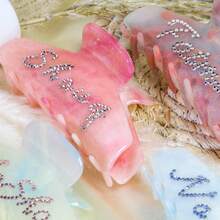 Spersonalizowana spinka do włosów z kryształkami, Kolorowa spinka do włosów, Spinka do włosów z kryształkami, Spinka do włosów z kryształkami, Akcesoria do włosów, Spersonalizowana spinka do włosów z imieniem, Spinka do włosów, Różowy prezent dla księżniczki, Spersonalizowana spinka do włosów z imieniem, Akcesoria do włosów na ślub, Wiosna Lato Jasne kolory