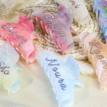 Spersonalizowana spinka do włosów z kryształkami, Kolorowa spinka do włosów, Spinka do włosów z kryształkami, Spinka do włosów z kryształkami, Akcesoria do włosów, Spersonalizowana spinka do włosów z imieniem, Spinka do włosów, Różowy prezent dla księżniczki, Spersonalizowana spinka do włosów z imieniem, Akcesoria do włosów na ślub, Wiosna Lato Jasne kolory