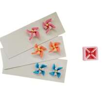 1pc/3pcs Mini Windmill Polymer Clay Earring Mold, For Jewelry Making Tools - Pink - View 9