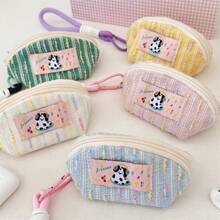 1pc Makeup Bag Colour Earphones For Puppies Cosmetic Bag Waterproof,Lipstick Pack,Women Bags For Make Up , Small Bag Storage Makeup Case,Travelling Bags For Ladies,Pencil Case Daily Big Large Capacity Makeup Brushes Holder Travel Toiletry Bag Organizer Make Up Bag, Pencil Pouch