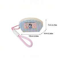 1pc Makeup Bag Colour Earphones For Puppies Cosmetic Bag Waterproof,Lipstick Pack,Women Bags For Make Up , Small Bag Storage Makeup Case,Travelling Bags For Ladies,Pencil Case Daily Big Large Capacity Makeup Brushes Holder Travel Toiletry Bag Organizer Make Up Bag, Pencil Pouch
