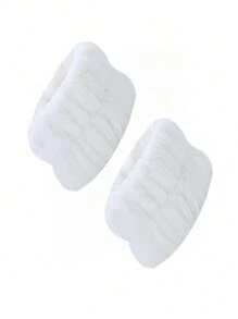 3PCS/2PCS/1PC Cute Bow Wash Hair Band Absorbent Wrist Band Apply Mask Special Hair Band Plush Wash Cuff Moisture-Proof Sleeve Sports Absorbent Waterproof Wipe Sweat Wristband Home Bathroom Decor Fall Decor Back To School - Shape - View 17