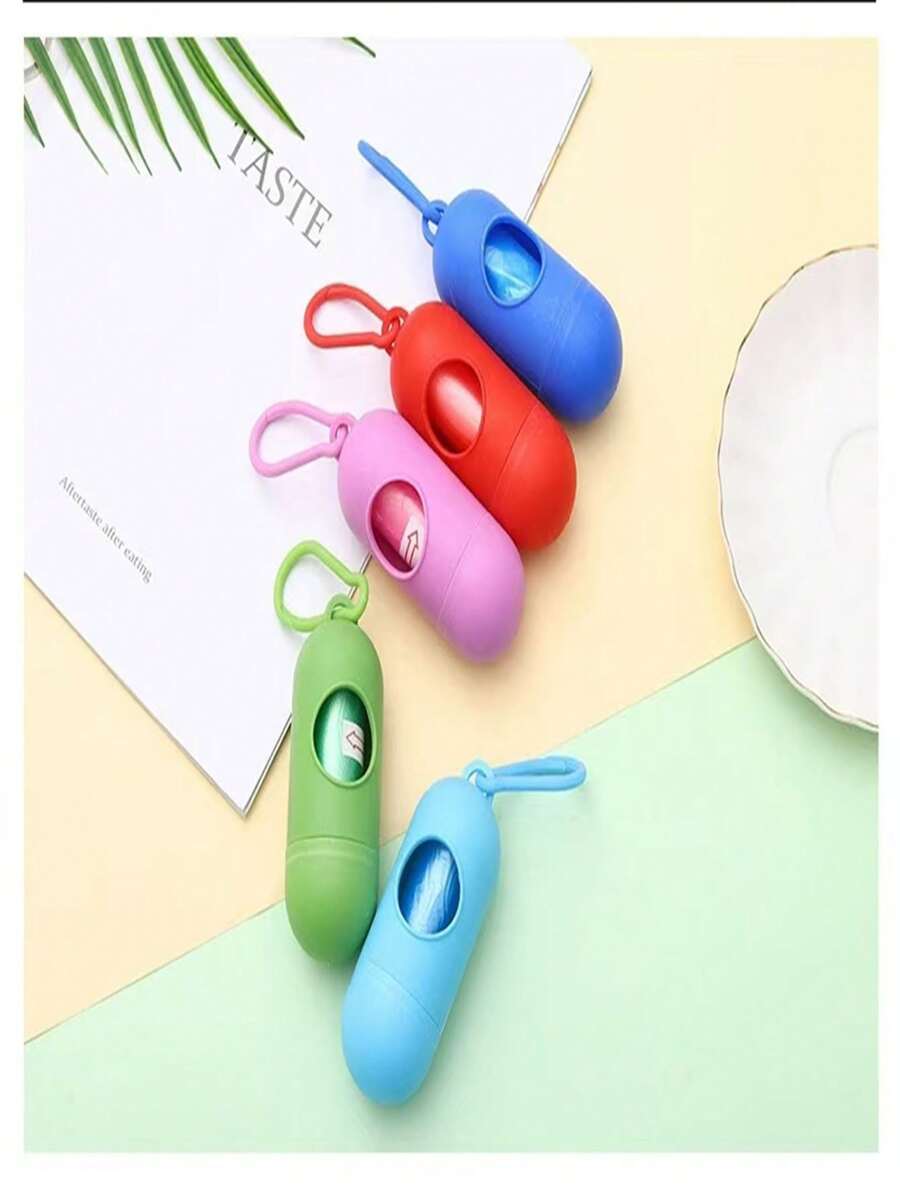 Portable Pet Pill Trash Box Portable Dog Waste Bag Dog Waste Picker