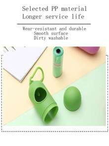 便携式宠物药丸垃圾箱 便携式狗粪便袋 狗粪便拾取器分配器 清洁用品 - 彩色 - 查看 4