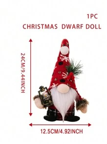 1pc Christmas Rudolph, Cartoon Cute Gnome Doll Christmas Ornament,Christmas Gift Pendant For Christmas Party Decoration, Christmas Decorations,New Year Party Decor Home Decor, Window, Living Room, Bar, Cafe Decoration, Xmas Party Favors Couple Christmas Gift,Christmas Party Supplies,Room Kitchen Table Decorations,Xmas Decor