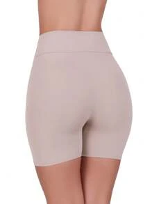 Short Petticoat Second Skin Reinforced Double Waistband Intimate Fashion Lingerie - 米色 - 查看 3