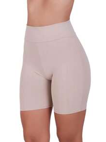Short Petticoat Second Skin Reinforced Double Waistband Intimate Fashion Lingerie - 米色 - 查看 2