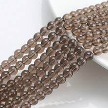 Environ 50 pièces Fil de perles en cristal clair de 8 mm, perles de verre pour la conception de bracelets, colliers, décoration de rideaux