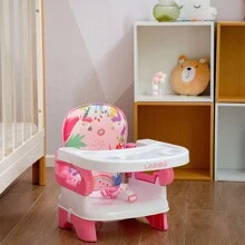 LADIDA Booster Seat And High Chair – Easy To Fold And Transport, Cute Pony Design | 151 - Mix colors - View 2