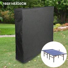 Tischtennisplatte Abdeckung Wasserdicht Pingpong Schutzhülle Winddicht UV-Beständiges Schwerlast Reißfest Tischtennis Abdeckhaube 165*70*185cm