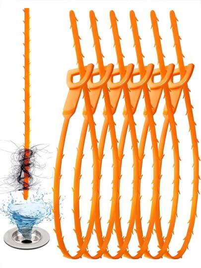 5PCS/3PCS/1PC Drain Unclogging Tools, Drain Cleaner Hair Unclogging, Shower Drain Unclogging Tools, Sink Unclogging, Drain Hair Remover, Sink Unclogging, Drain Hair Remover, Pipe Unclogging, Drain Cleaning Stick, Snake Drain Cleaner, Hair Unclogging Tools, Kitchen Sink And Bathtub, Sink Unclogging, Hair Drain, Toilet Sewer Pipe Drain Cleaning Tools For Shower, Kitchen Sink, Bathtub, Bathroom, Bathroom Accessories