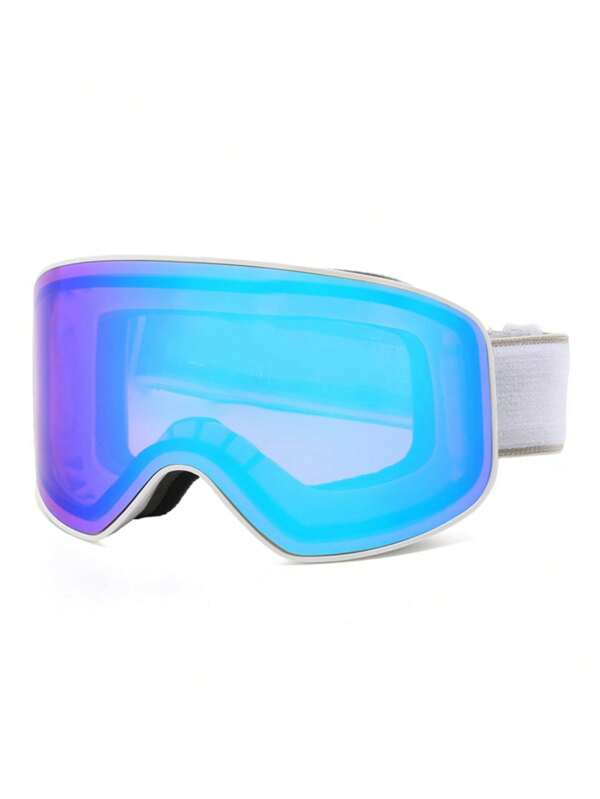 Óculos de esqui antiembaçantes de camada dupla de 1 peça, óculos de esqui unissex, óculos à prova de vento para montanhismo ao ar livre, estilo esportivo de Halloween e terno para moletons, agasalho, namorada, namorado, presentes e esqui