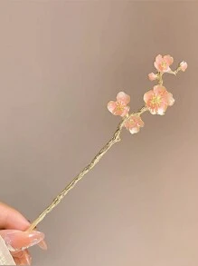 8 Stück/4 Stück/1 Stück Retro Blumen Quaste Haarclips, Haaraccessoire, eleganter Hanfu Haarschmuckstab für Damenfrisuren, Haarknoten, Haarstyling Pins