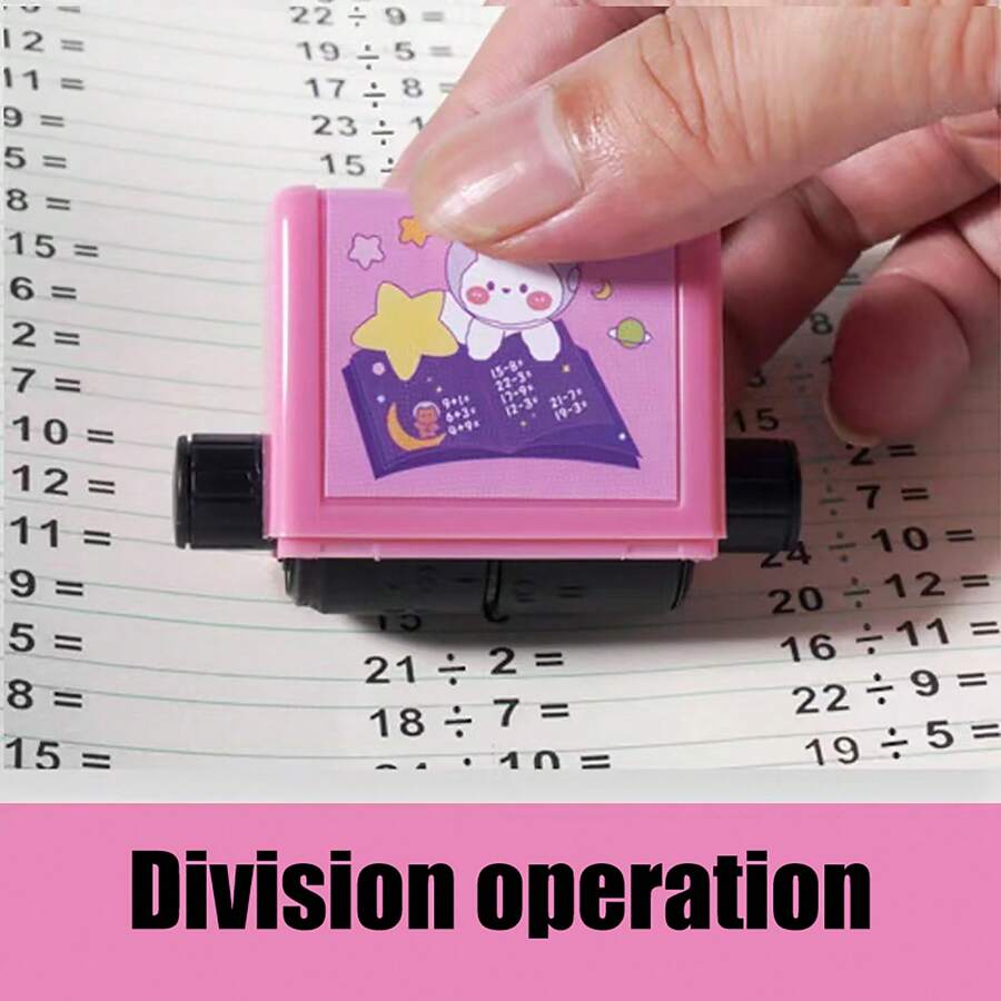 Rolling Stamps For Addition, Subtraction, Multiplication, And Division