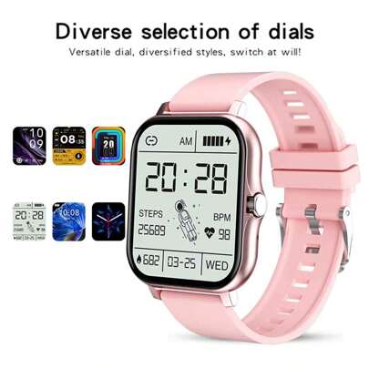 Smart Watch/Custom Wallpaper Music Control/Social APP Message Reminder/Incoming Call Reminder/SMS Reminder/Heart Rate/Multiple Exercises/Alarm Clock Reminder/Sedentary Reminder/Find Mobile Phone/Music Playback/Stopwatch/Pedometer/Distance/Calorie/Sleep Monitoring /Heart Rate Monitoring/Blood Pressure/Blood Oxygen/Search Device/Language Switch/Raise Your Hand To Brighten The Screen