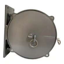 Retractable Clothesline Easy Dry Clothes Retractable Wall Mounted 30m Graphite - 灰色 - 查看 4