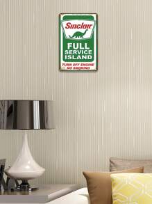 1 Pc Sinclair Oil Vintage Metal Tin Sign - Multicolor - View 7